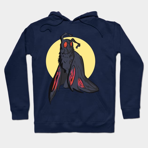 mothman Hoodie by inkpocket